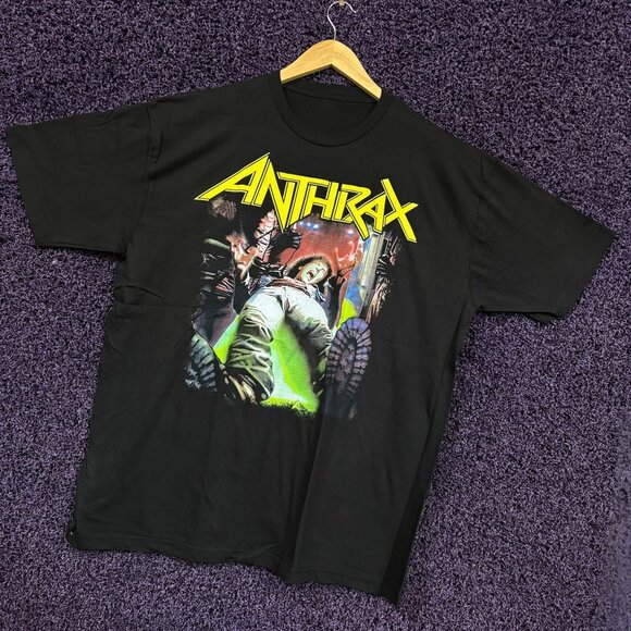 Anthrax Spreading the Disease Thrash Metal Band T-Shirt XL - Picture 3 of 4